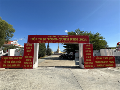 hội trại tòng quân huyện Tuy Phong 2024